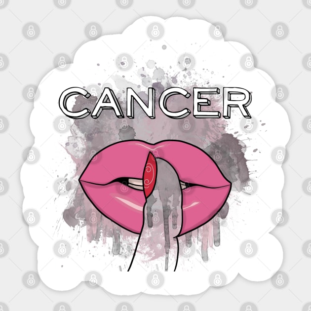 I am a Cancer. Sticker by TheBadNewsB